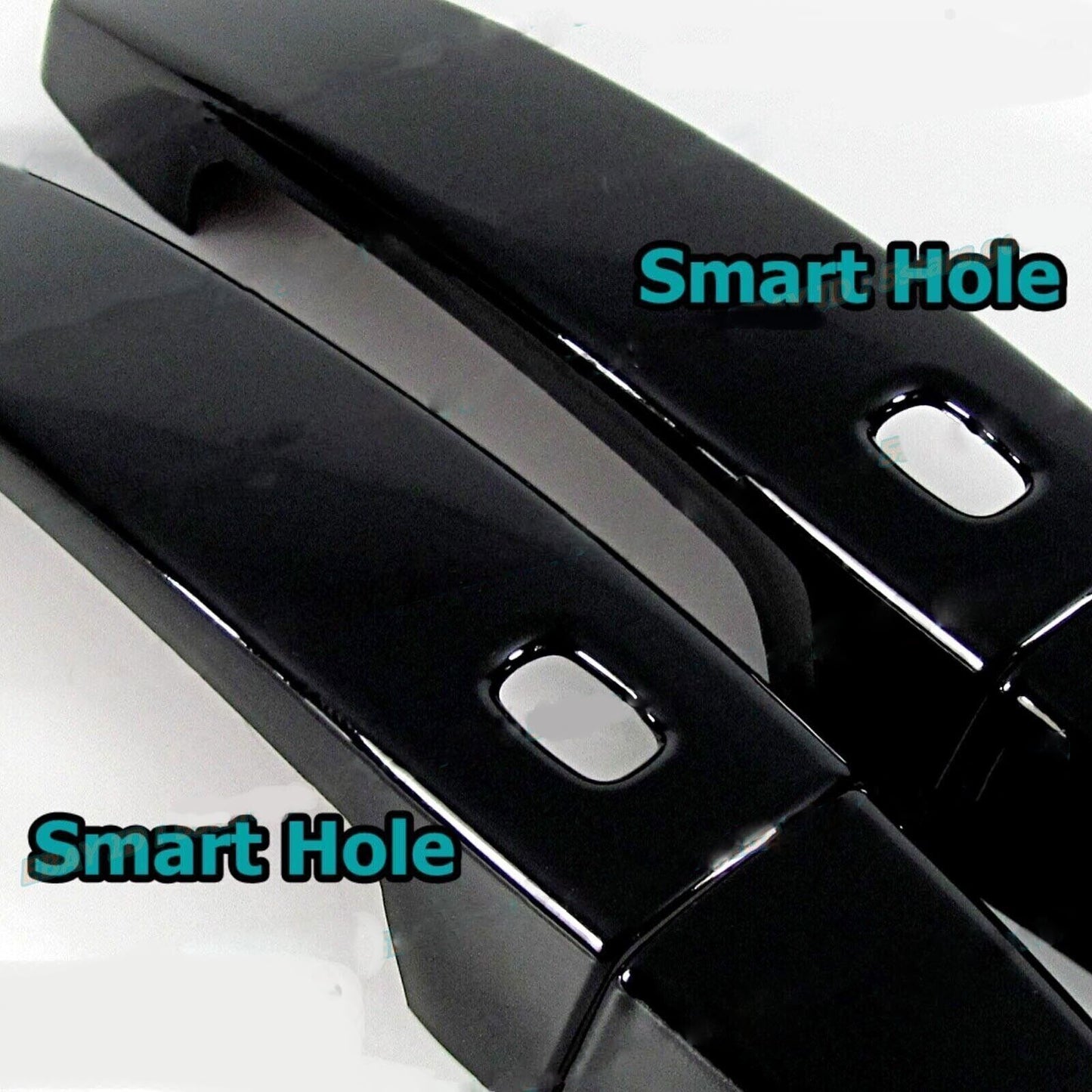 8X Glossy Black Side 2 for Smart Door Handle Cover Trim For 2019-24 for Chevrolet Malibu