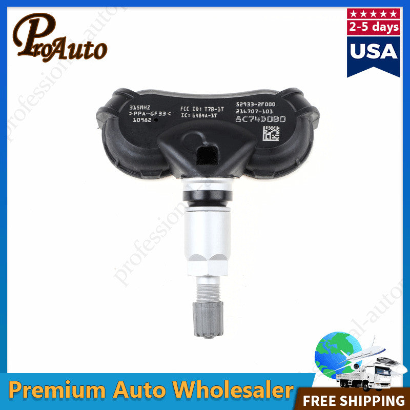 Set of 4 TPMS Tire Pressure Sensor 315MHz 52933-2F000 for Hyundai for Genesis 09-14