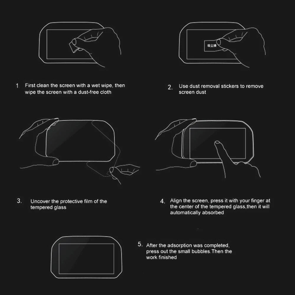 For Z650 Z900 Motorcycle Cluster Scratch Protection Film Screen Protector