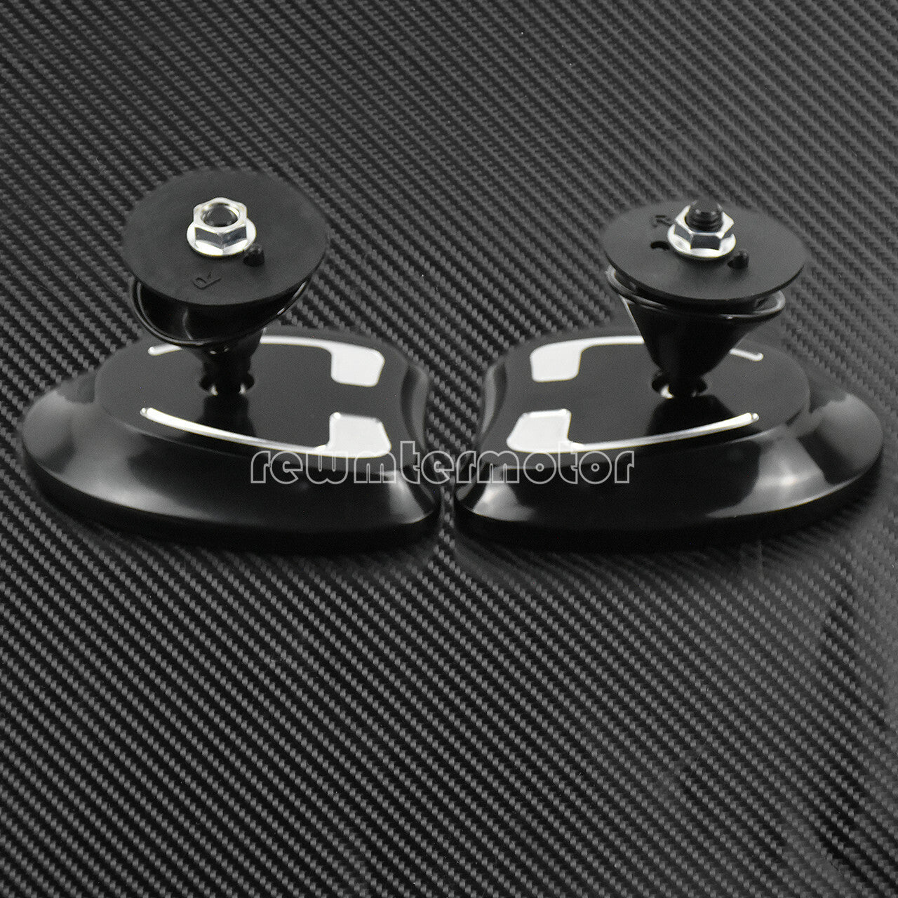 10mm Inner Fairing Rear Side Mirrors Fit for Harley Touring FLHX FLHT CVO 14-17 Q
