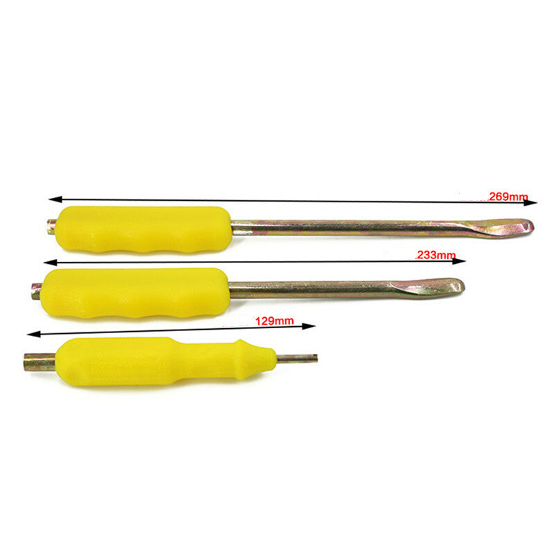 5Pc Motorcycle Wheel Tire Replace Lever Spoon Rim Change Tool With Protector Mat