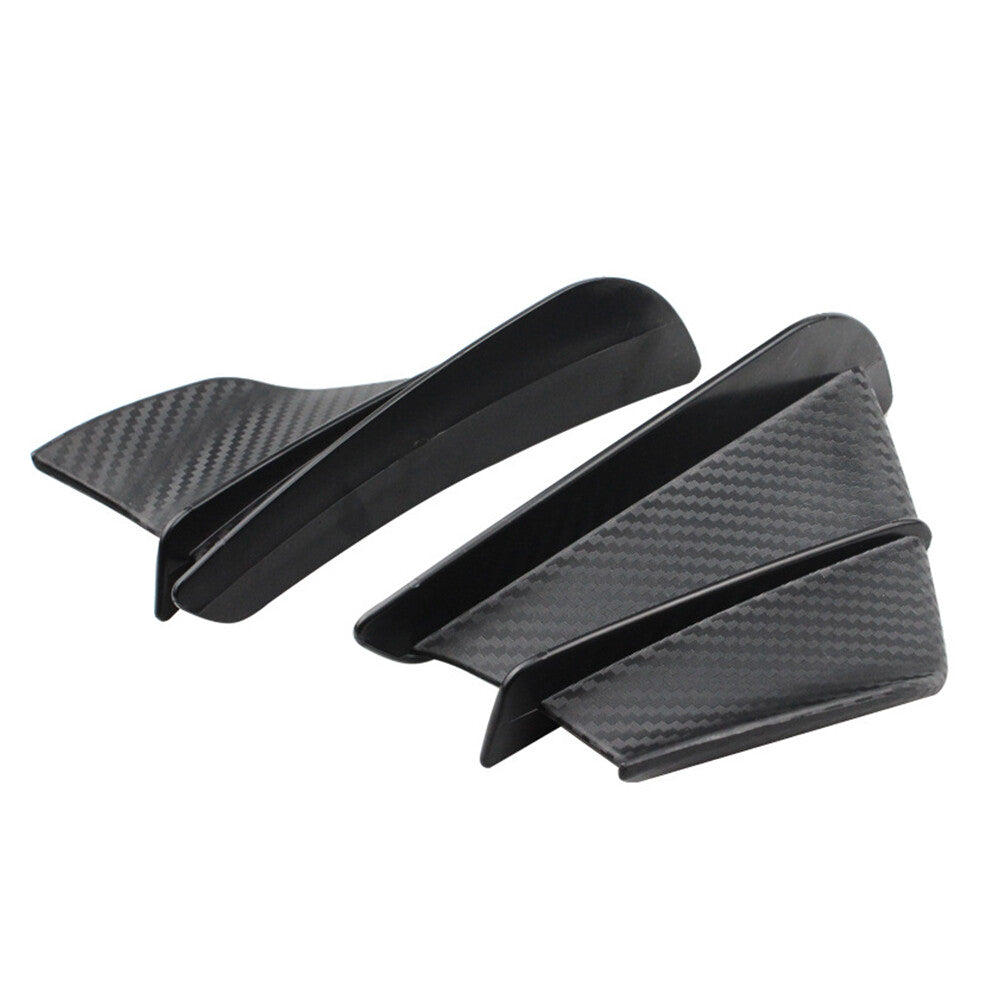 Universal Motorcycle Winglet Aerodynamic Wing Kit Spoiler for HONDA Matte Black