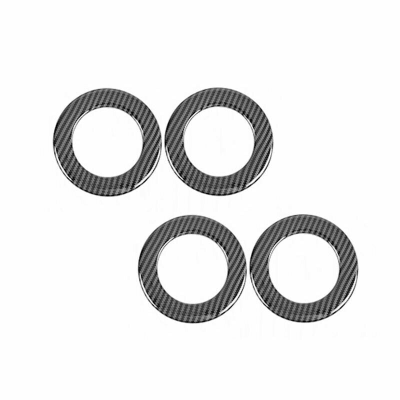 for Toyota for Sienna 2015-20 4X Carbon fiber Rear air outlet frame decoration trim