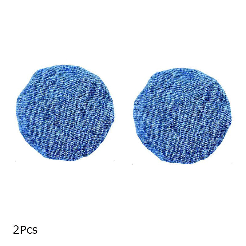 2Pcs 5-6 inch Lambs Wool Buffing Polishing Pads Bonnet Sanding On Car Buffer Pad Q