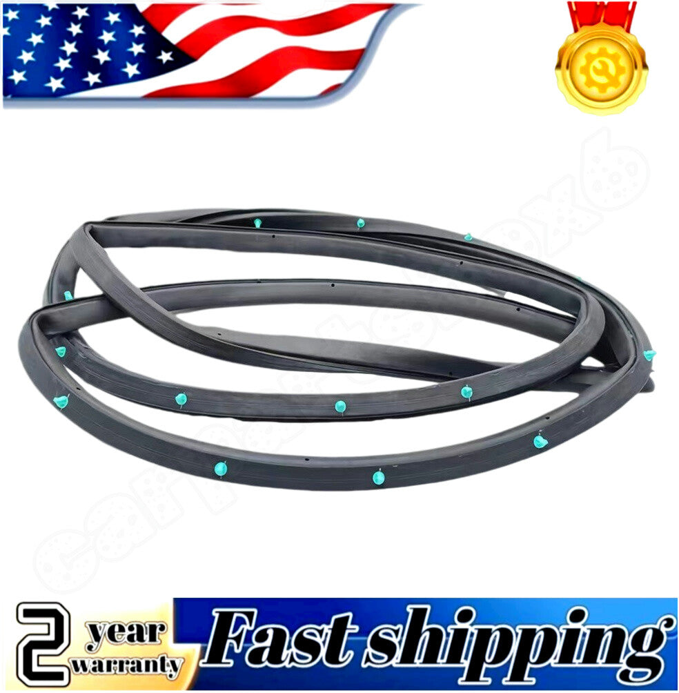 2P Front L R Opening Weatherstrip Sealing Rubber for Honda Accord Sedan 1998 - 2002