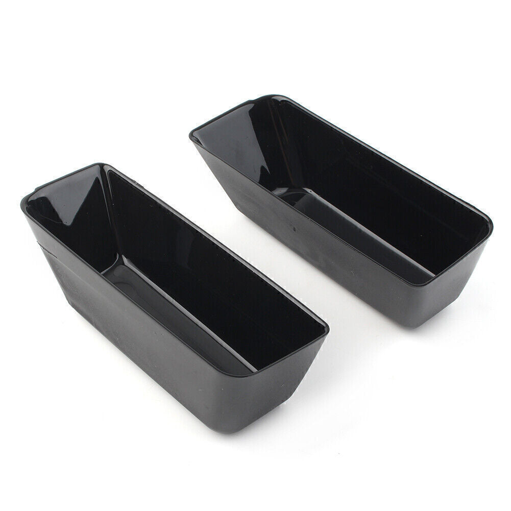 Rear Door Handle Armrest Storage Box Tray Bin Kit Fit for Ford Edge 2015-2020 2pcs