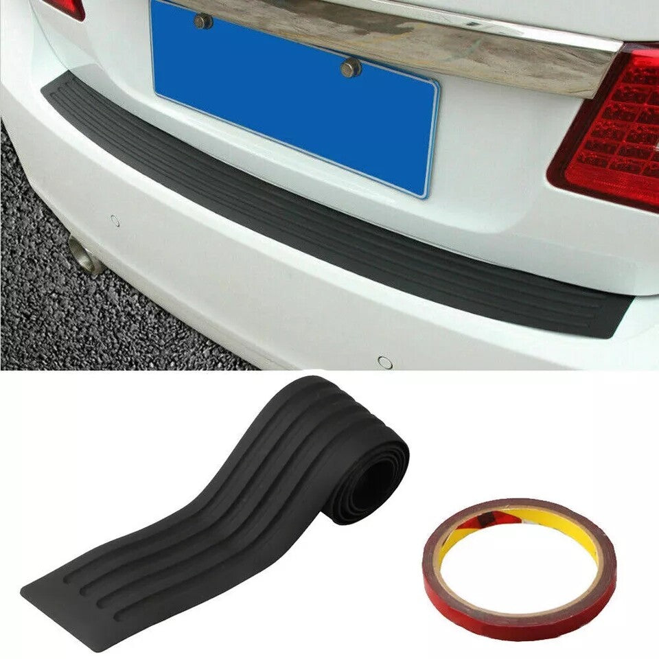 Car Rubber Plate Trim Strips Rear Cover Bumper Sill Body Guard Protector 104cm