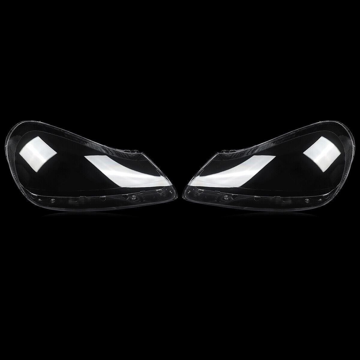1 pair of replacement headlight lens covers for 2007-2010 for Porsche for Cayenne ( )