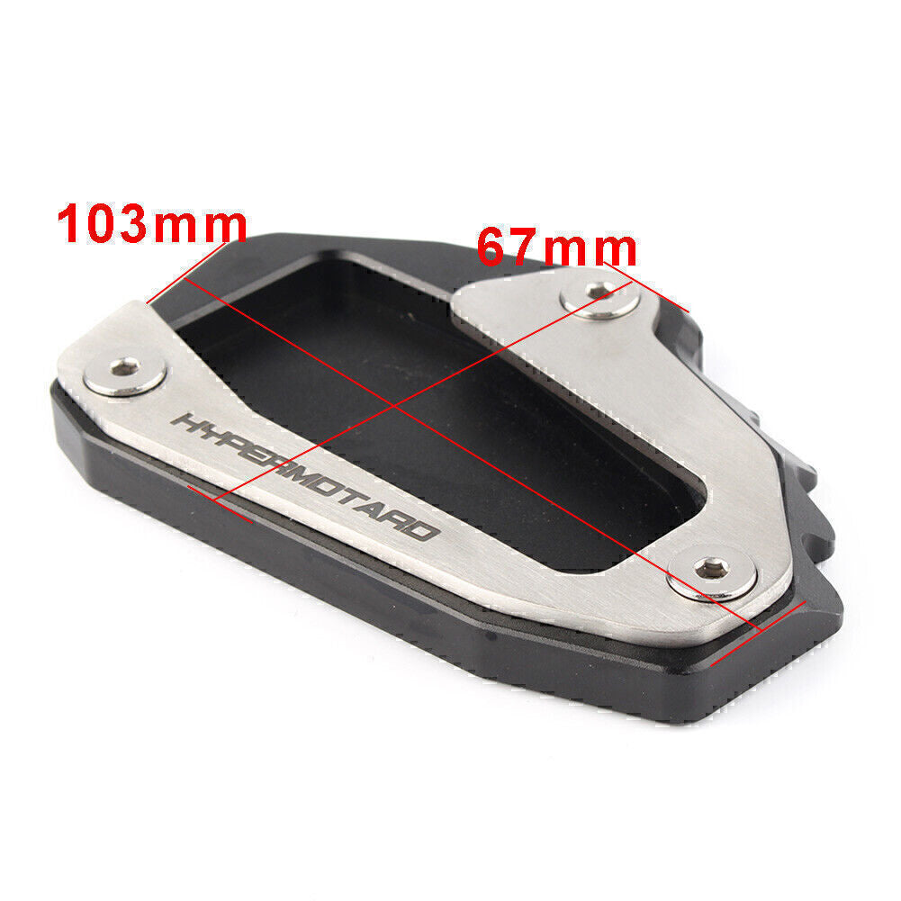 Side Stand Kickstand Foot Plate Pad for Ducati Hyperstrada 821 13-17 Motorcycle Q
