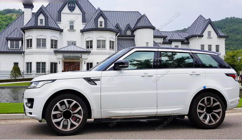 for Range Rover Sport 14-22 silver Window Visor Vent Sun Shade Rain Guard Shield