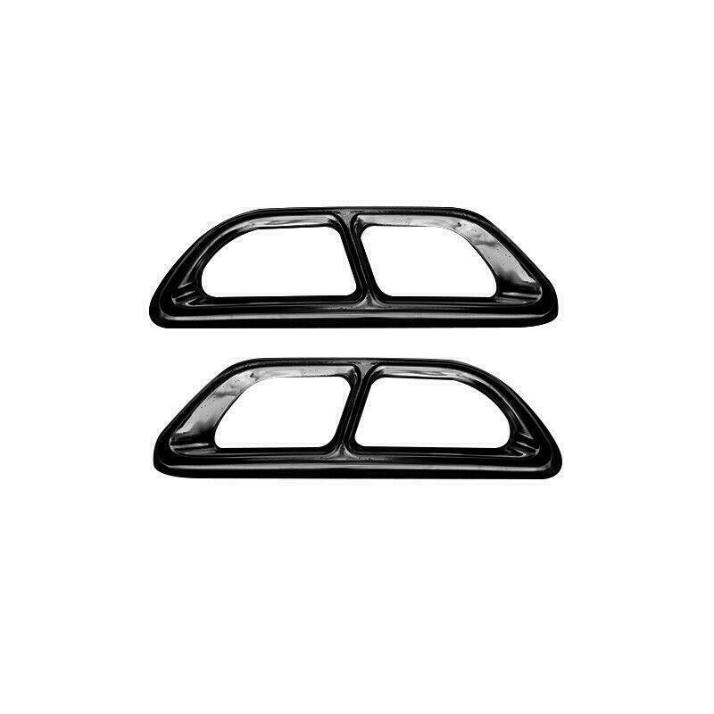 for HONDA CR-V CRV 2020-2022 Black Rear Exhaust Muffler Tip Tail Pipe Frame Trim