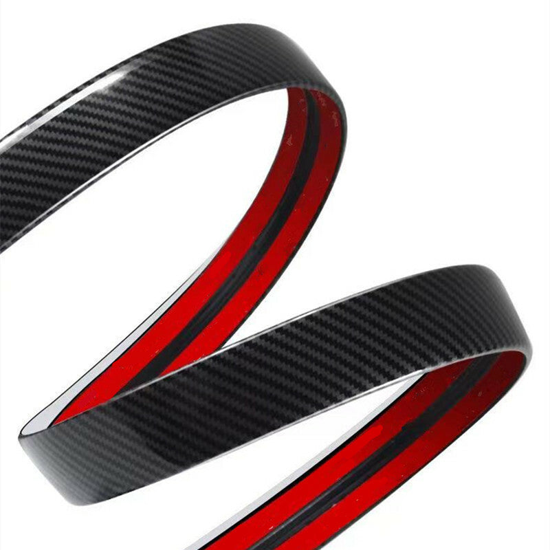Car Spoiler Lip Waterproof Taillight Trunk Lamp Signal Carbon Fiber Brake Light