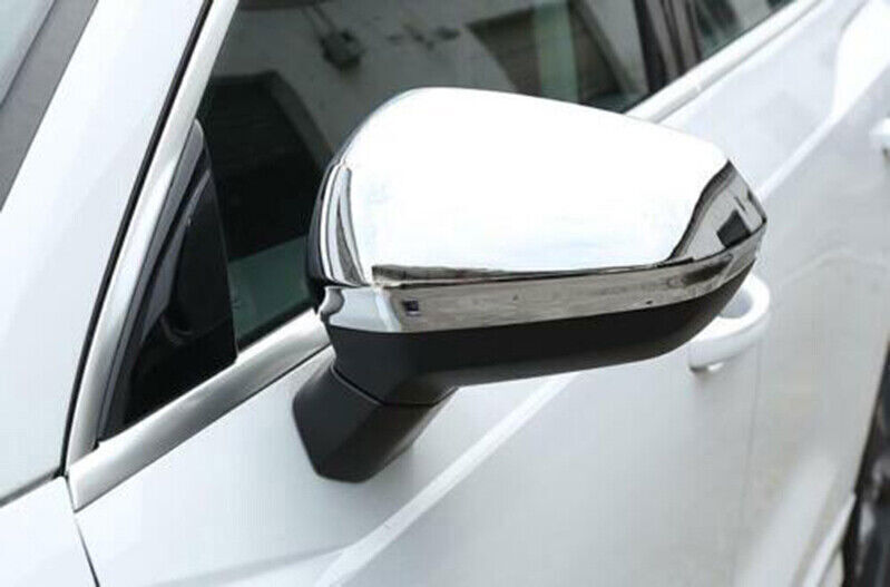 Fit for Audi Q3 2019-24 ABS Chrome Exterior Door Rear View Mirror Cover Trim 2P
