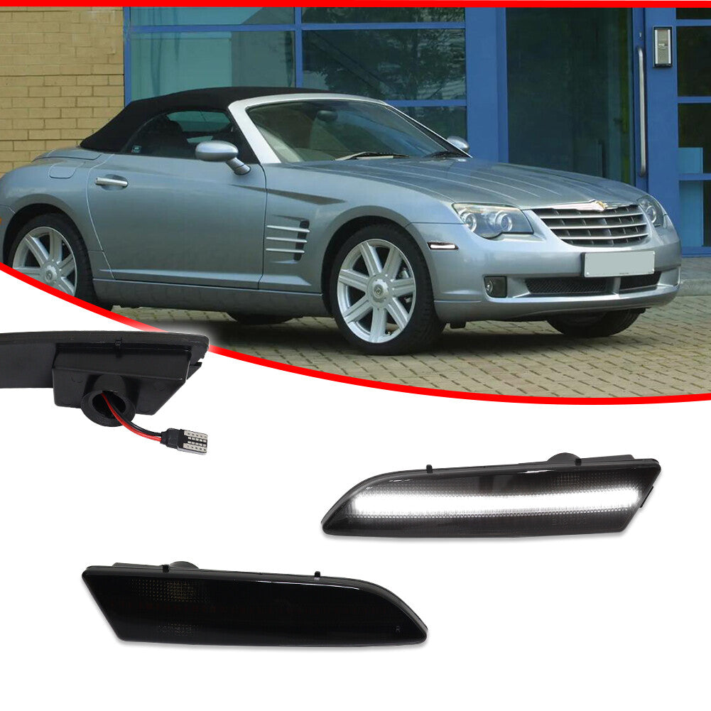 Front side marker white LED light for 04 05 06 07 08 for for CHRysler Crossfire - v