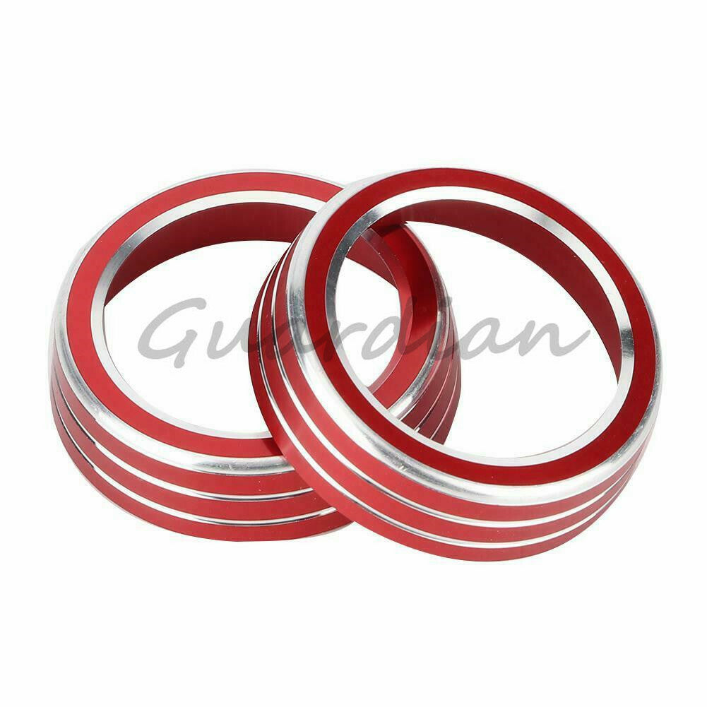 Red air conditioning Knob decorative cover ring for Honda for Civic 10th 16-20