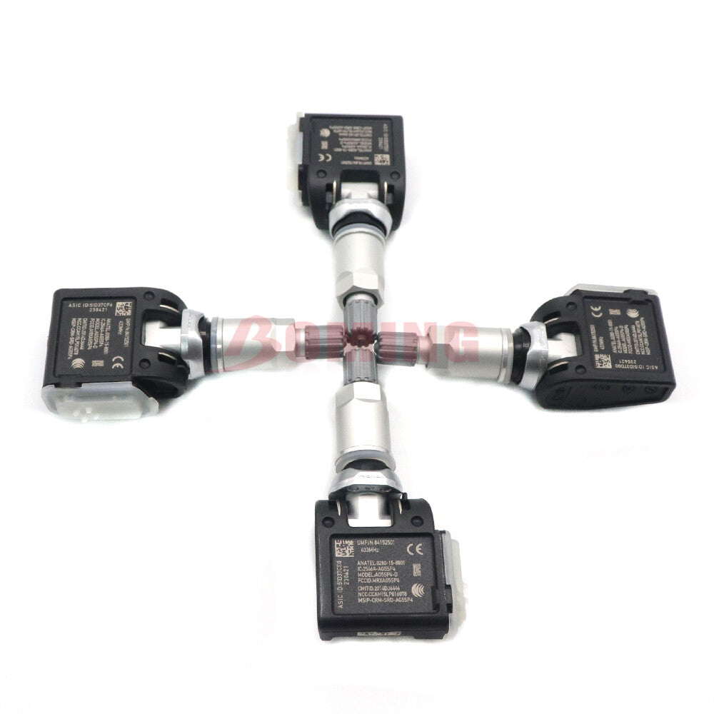 New 84338125 4PCS Trailer Tire Sensor for GMC for Escalade for Chevy Silverado 85110397