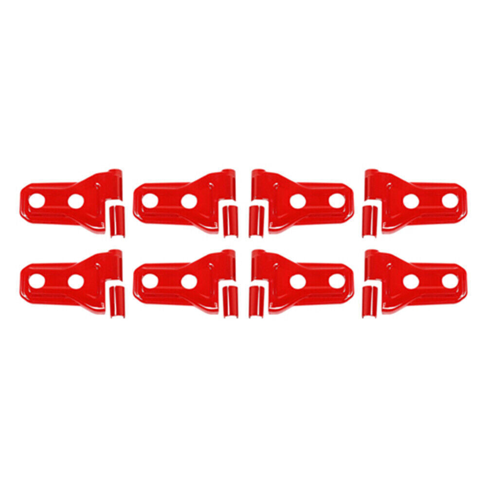 Door Hinge Trim Cover Fit for Jeep for Wrangler JL 2018 Accessories 8PCS Red