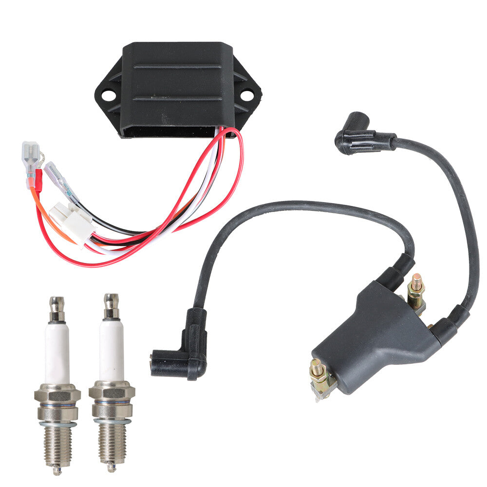 Ignition Coil CDI Ignitor AC Spark Plug 96-98 for Golf Cart Compatible with EZ-GO Gas 4 Cycle- n