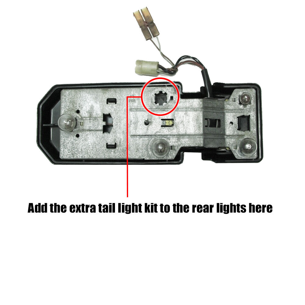 Suitable for 944 924 951 LED red additional extended taillight Mod kit PLUG & PLAY- v