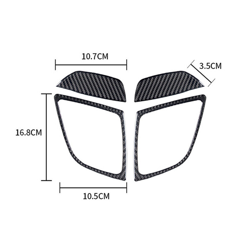 Red Carbon Fiber Power Control Panel Cover Trim for Jeep for Wrangler JK 2011-2017 v