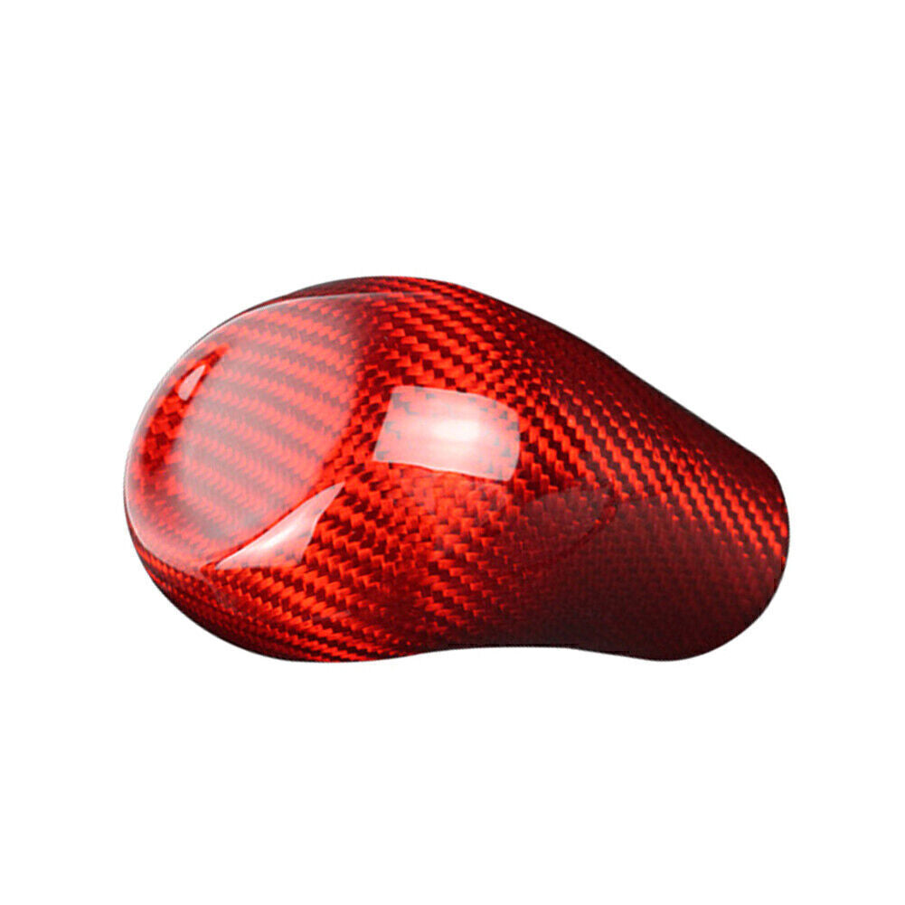 Carbon Fiber Red Gear Shift Knob Cover Trim Decor Fit for Chevrolet Camaro 2016-2020