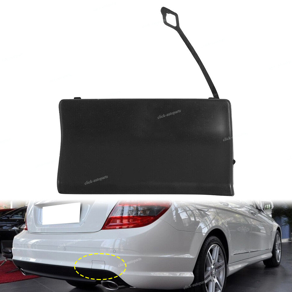Rear Bumper Tow Hook Cover Cap Unprimed for Mercedes W204 C280 C300 C350 C63 AMG Q