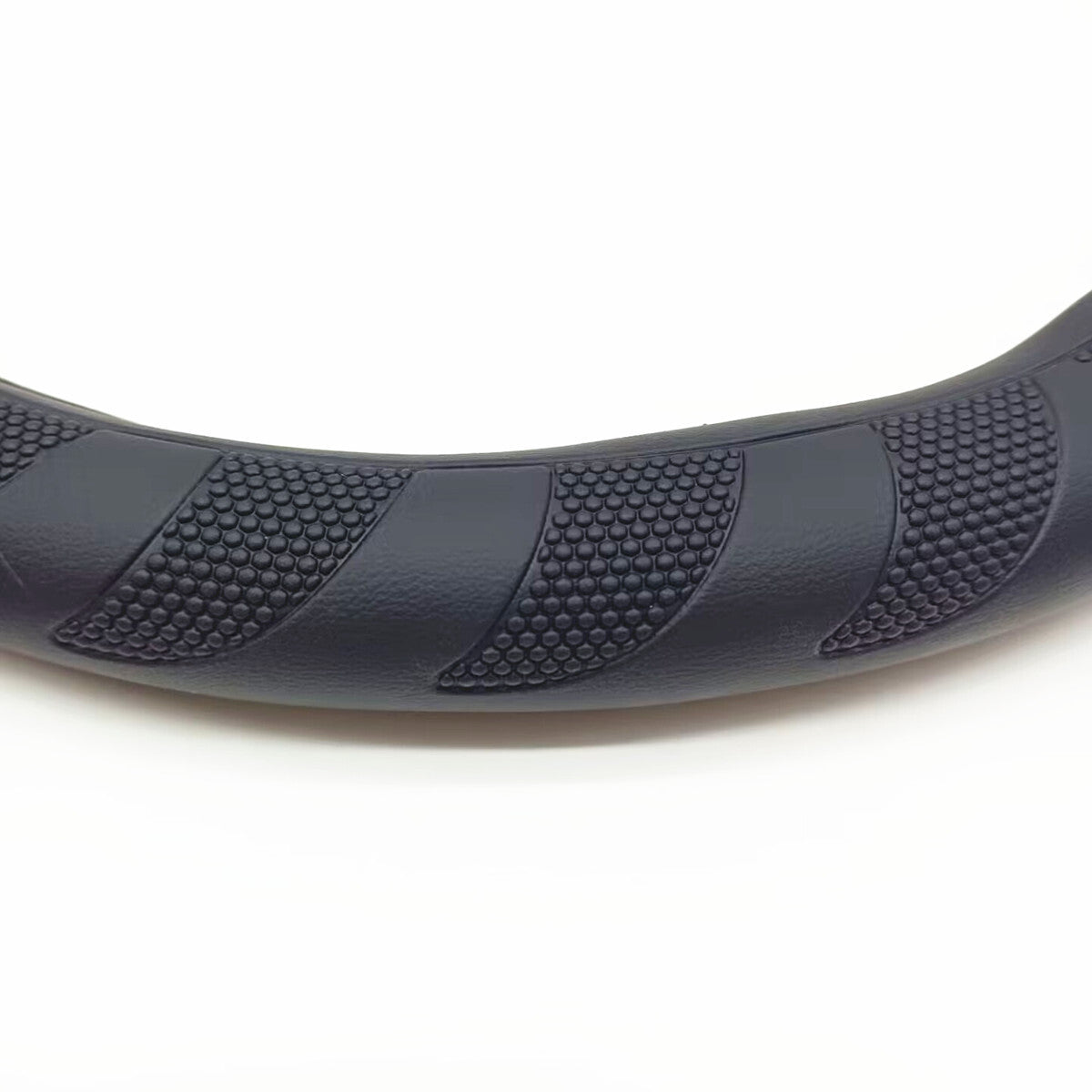 38cm Peach Wood Pattern Car Steering Wheel Cover Breathable Anti-slip
