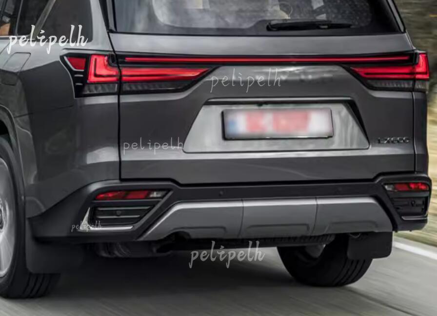Silver Rear Bumper Trailer Cover Replace Repair For 2022-2023-2024 for Lexus LX600