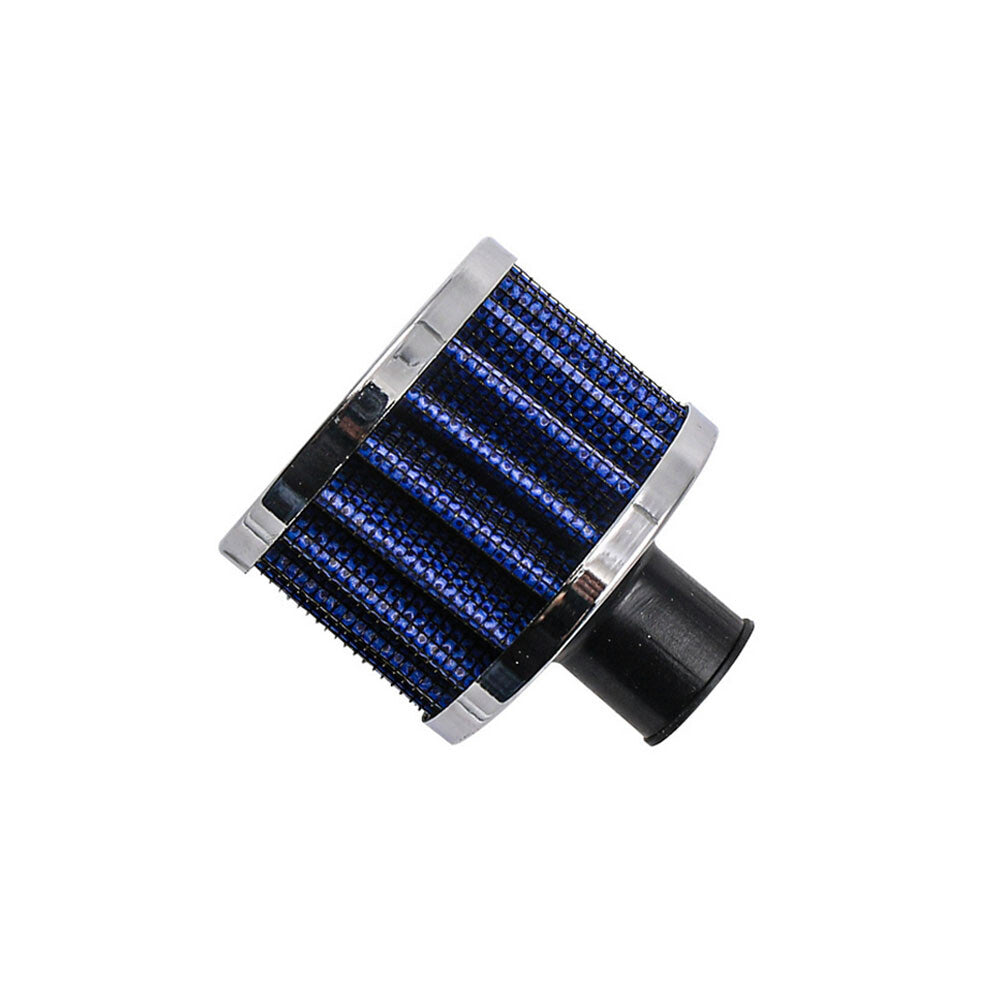 Plating Blue 1/2 12mm UNIVERSAL Crankcase Vent Value Cover Air Breather Filter Q