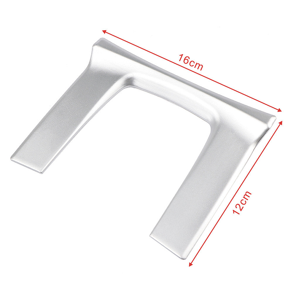 Automotive gear shift cover trim for 2016 and 2017 for Honda for Civic sedans - Chrome