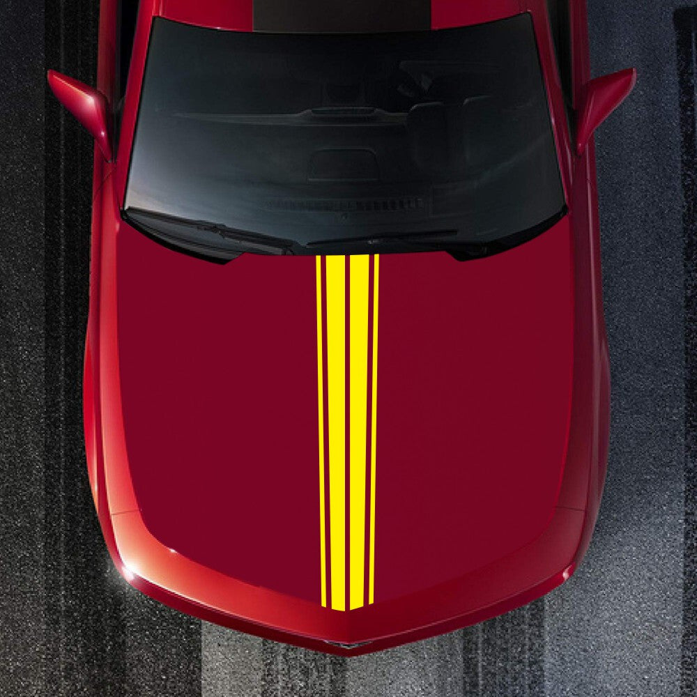 Car Sticker Long Strip Hood Cover Decals Exterior Decorations Auto Accessories