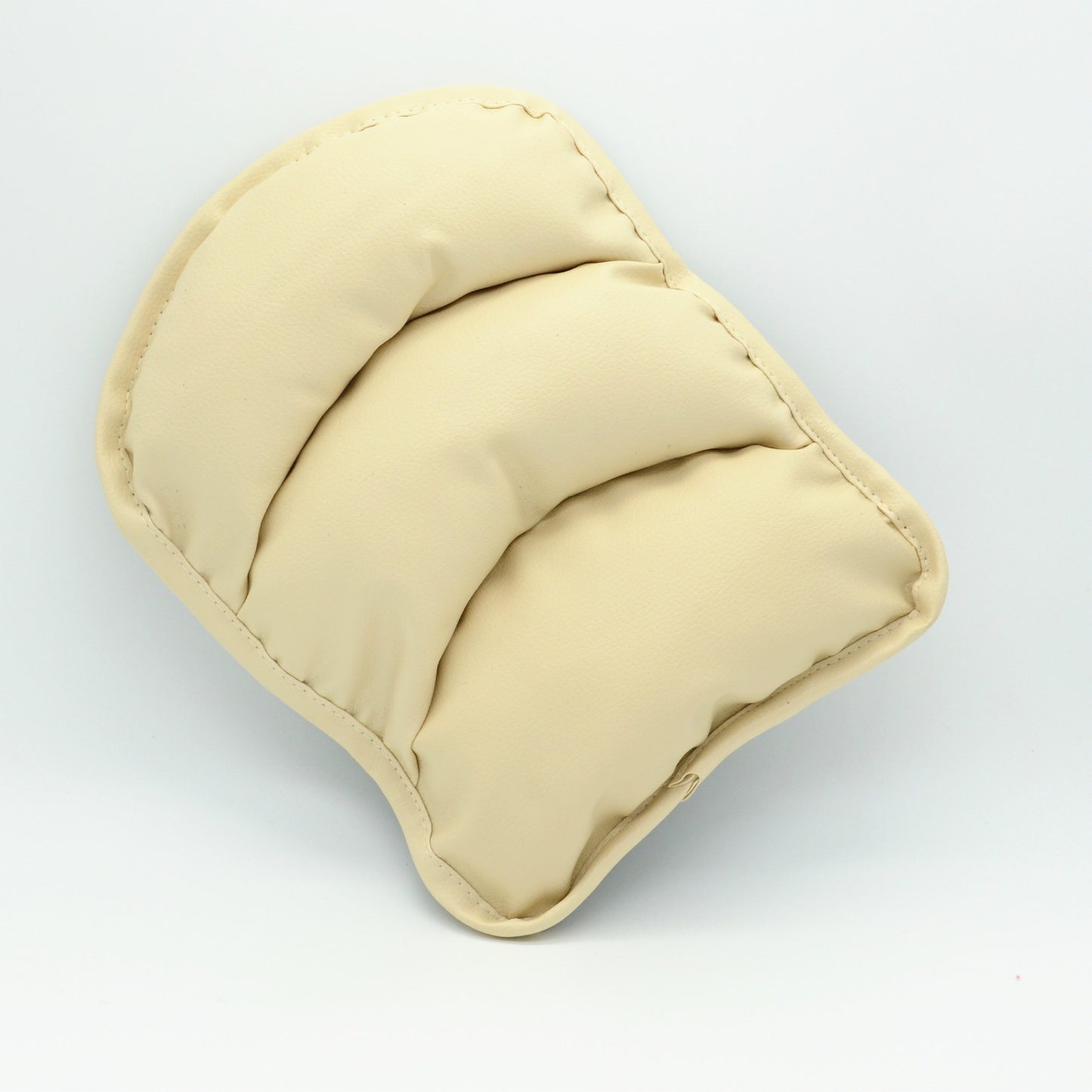 Car SUV Center Armrest Console Soft Cushion PU Leather Mat Box Cover Pad Beige