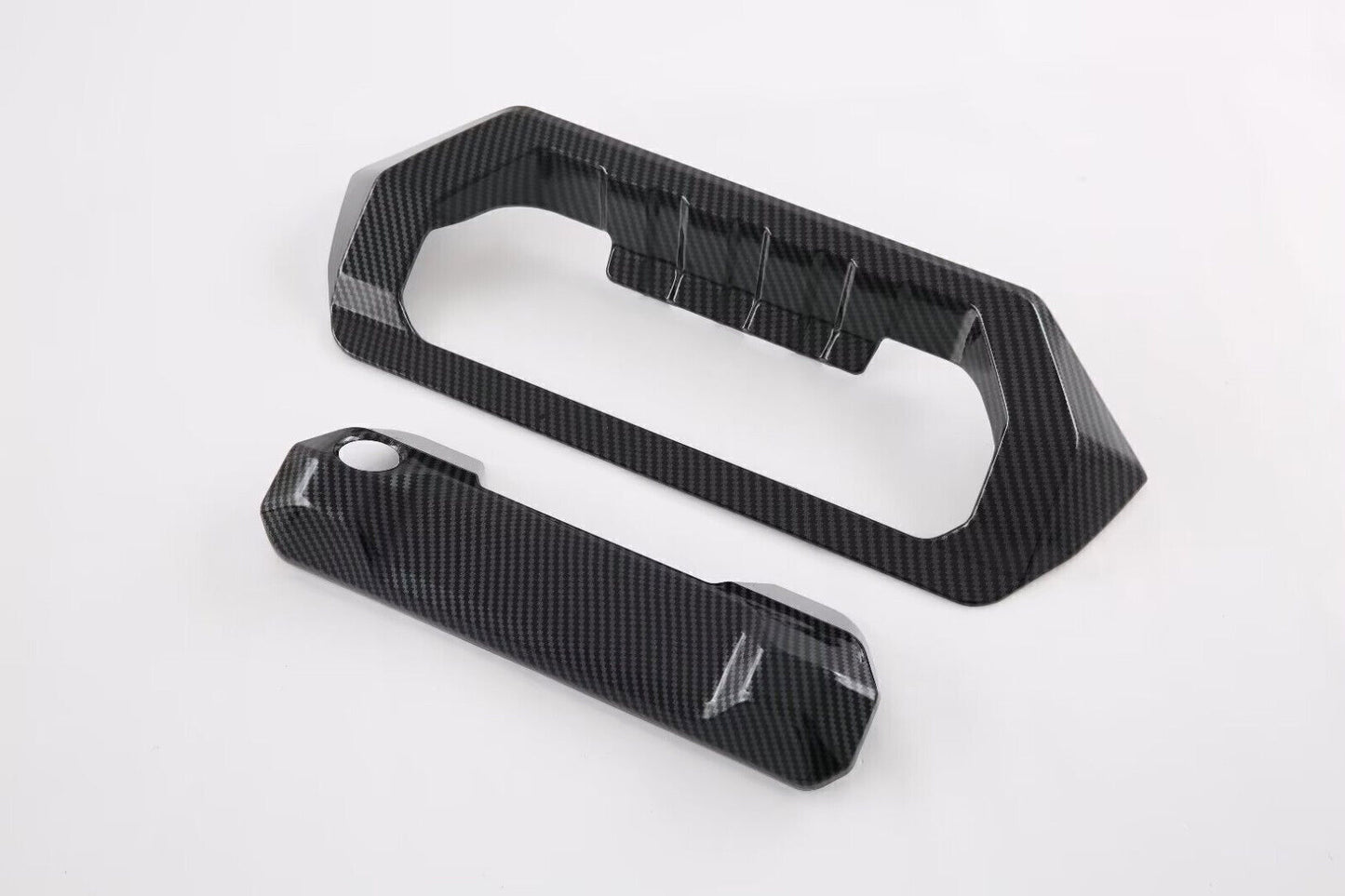for Toyota 22-2024 Tundra 2P Carbon Fiber Rear Tailgate Handle Frame Trim Cover