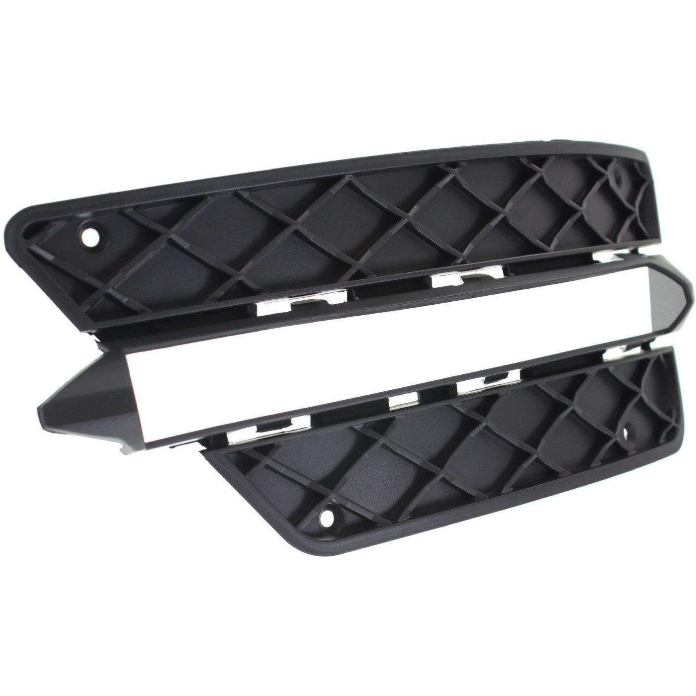 Bumper grille for 2012-2014 C250 C300, right-side textured black plastic. n