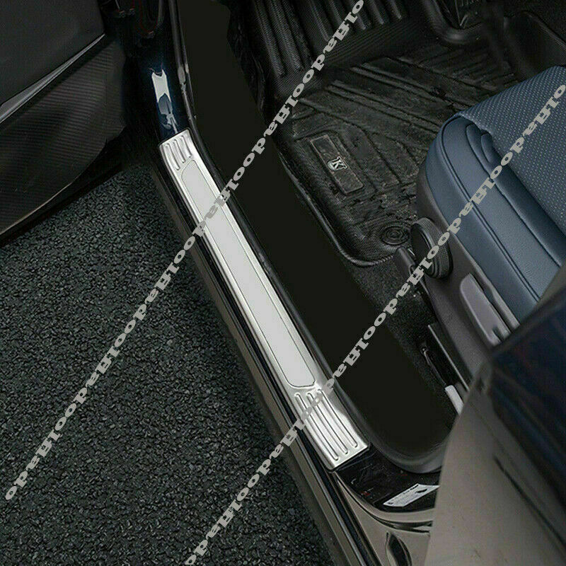 for Mazda CX-30 2020-2022 Silver Door Sill Scuff Plate Cover Protector Guards