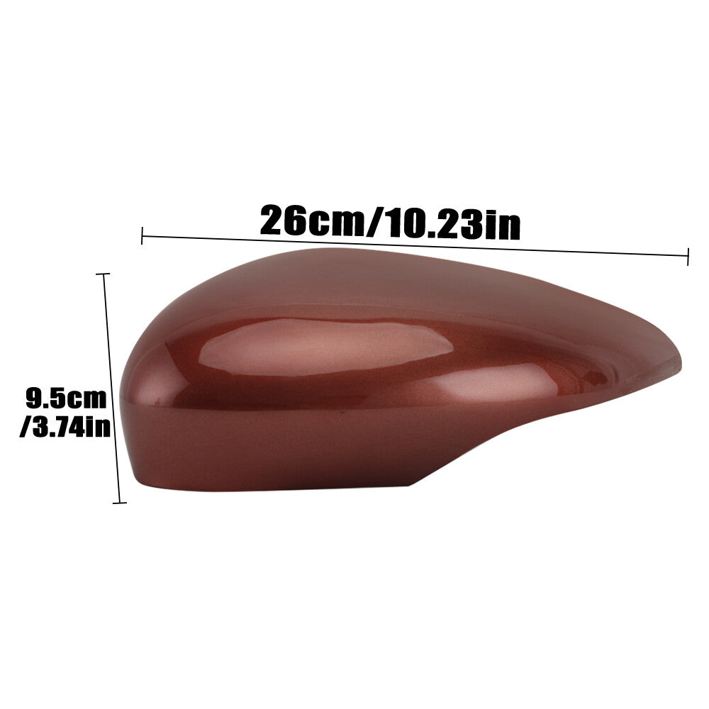 2¡Á for Ford Fiesta MK7 2009-2017 Aussenspiegel Spiegelkappe Abdeckung Orange