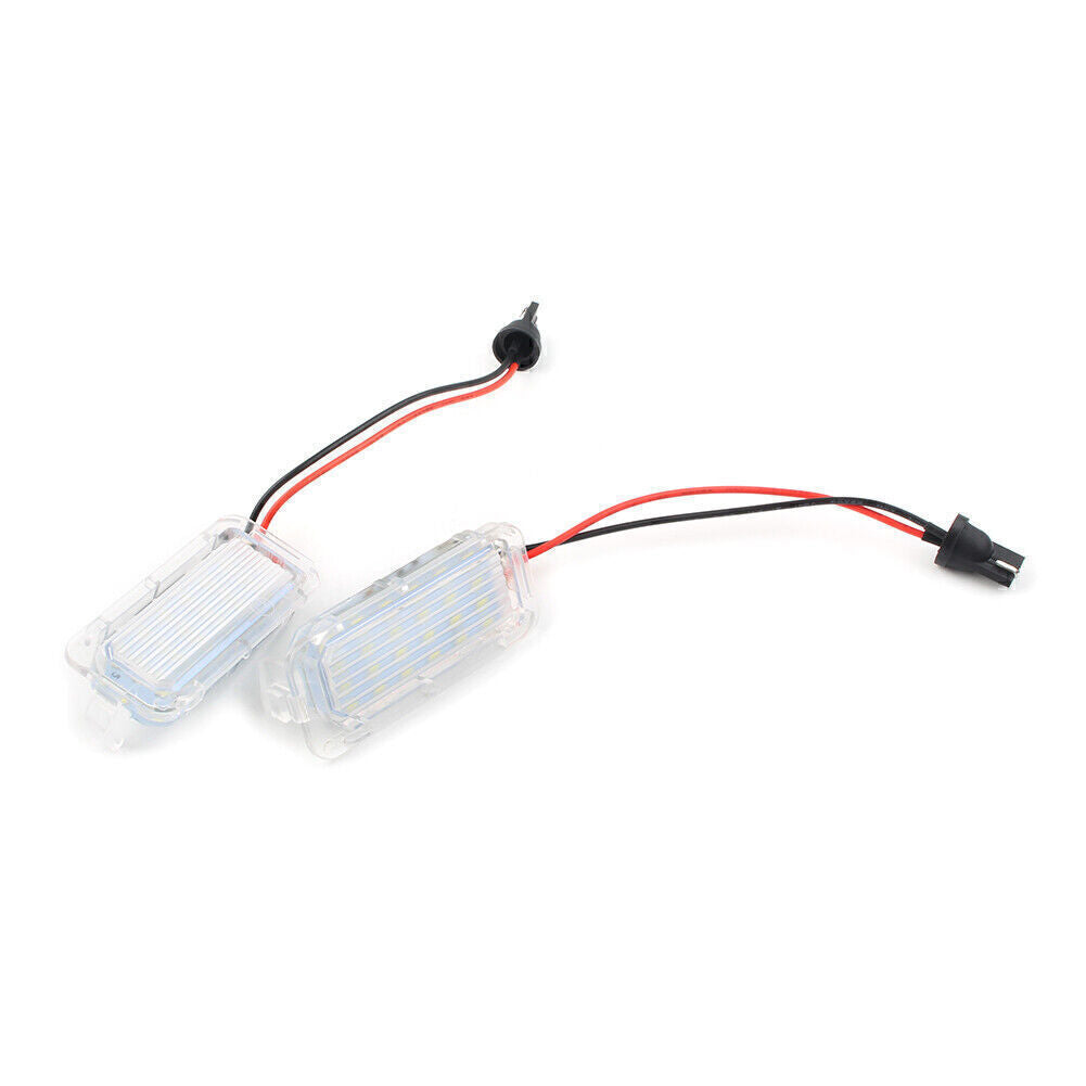 2X SMD 18 LED License Plate Light for Ford Fiesta Focus C-Max Kuga Mondeo XF