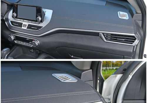 for Nissan Altima/Teana 2019-23 ABS Silver Dashboard LR Air Outlet Vent Trim 2x