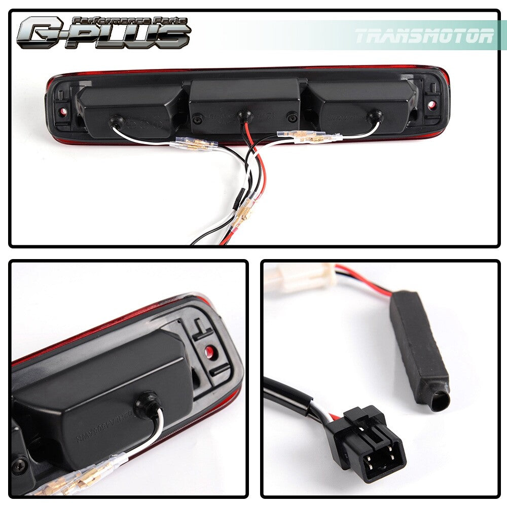 Suitable for 04-06 SILVERADO FLEETSIDE rear taillight LED+3RD Brake lamp- v