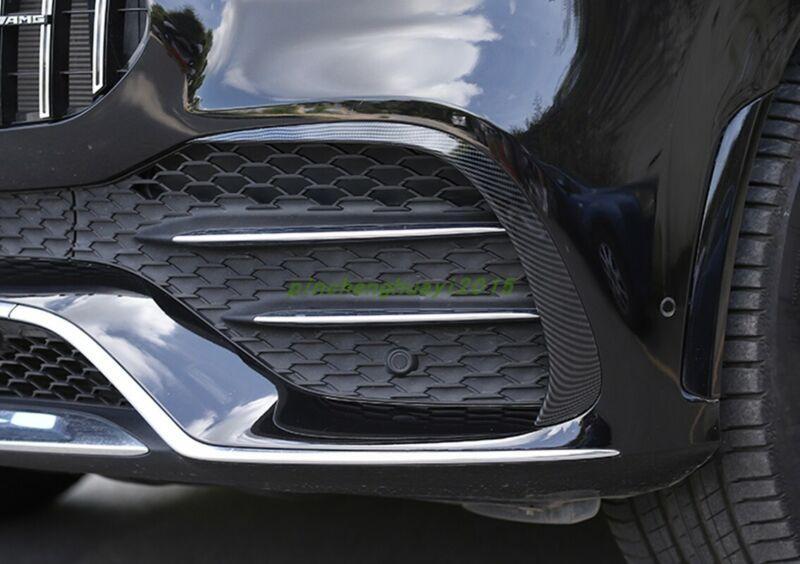 Carbon fiber front fog light trim for Mercedes-Benz GLE W167 2020-21