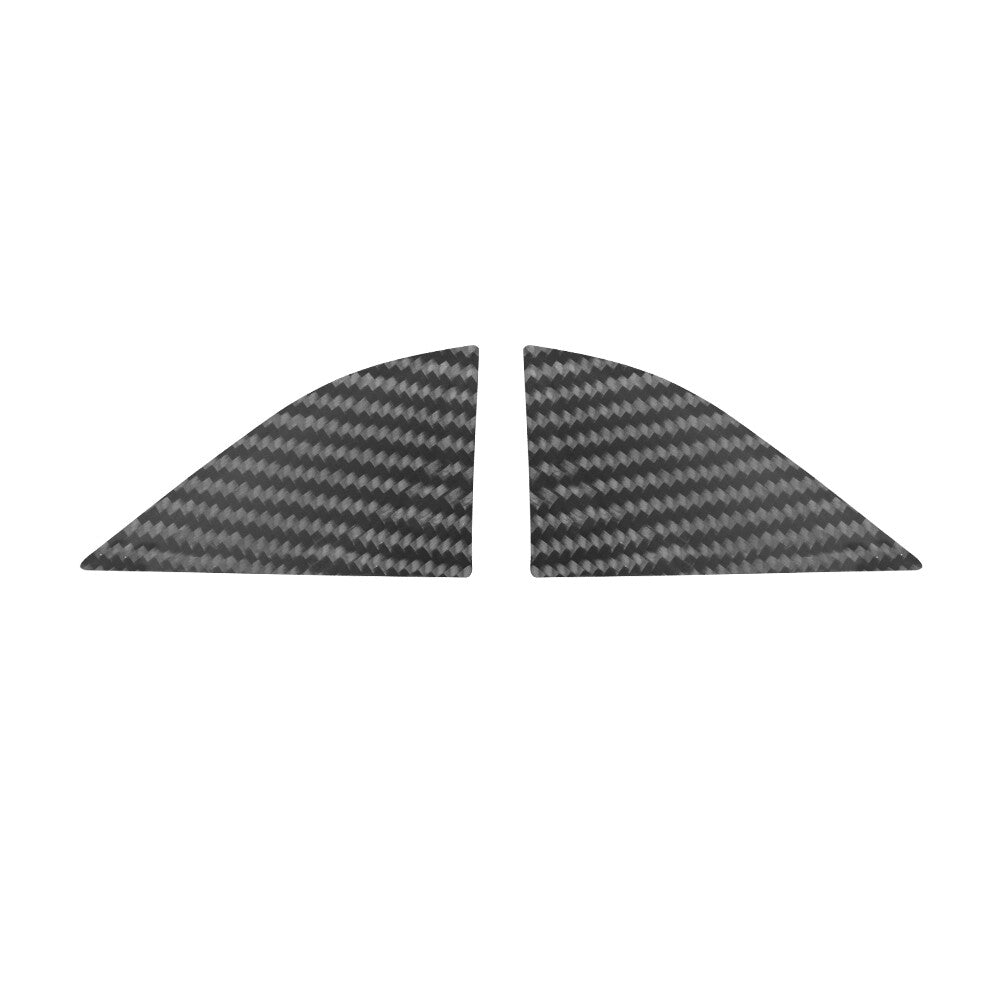 2Pcs Carbon Fiber Front Pillar Panel Trim Cover for Hyundai for Veloster JS 2019-22