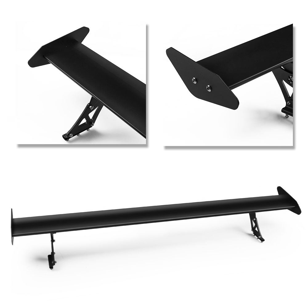 135cm 53 Sliding Adjustable GT Car Rear Hatchback Bracket Spoiler Racing Wing Q