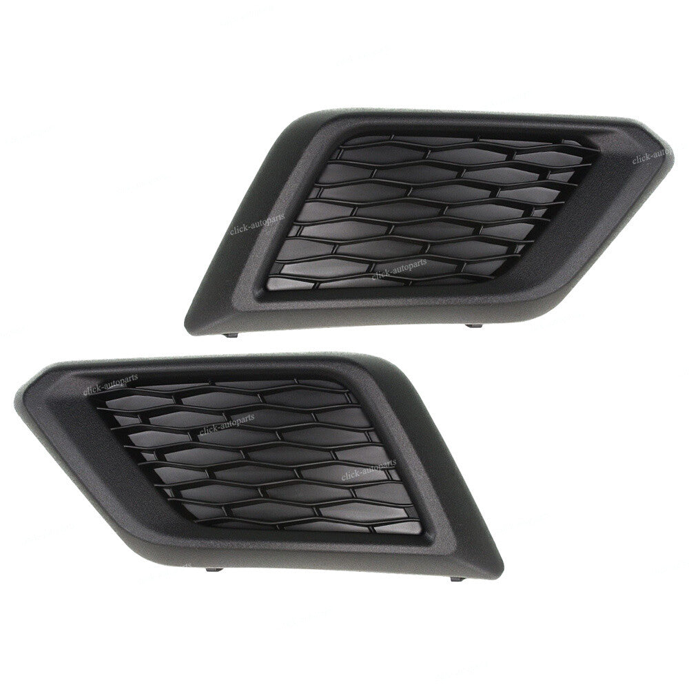 2Pcs Front Fog Light Cover Insert Grill Fits 2014-2016 Rogue Left Right Side Q