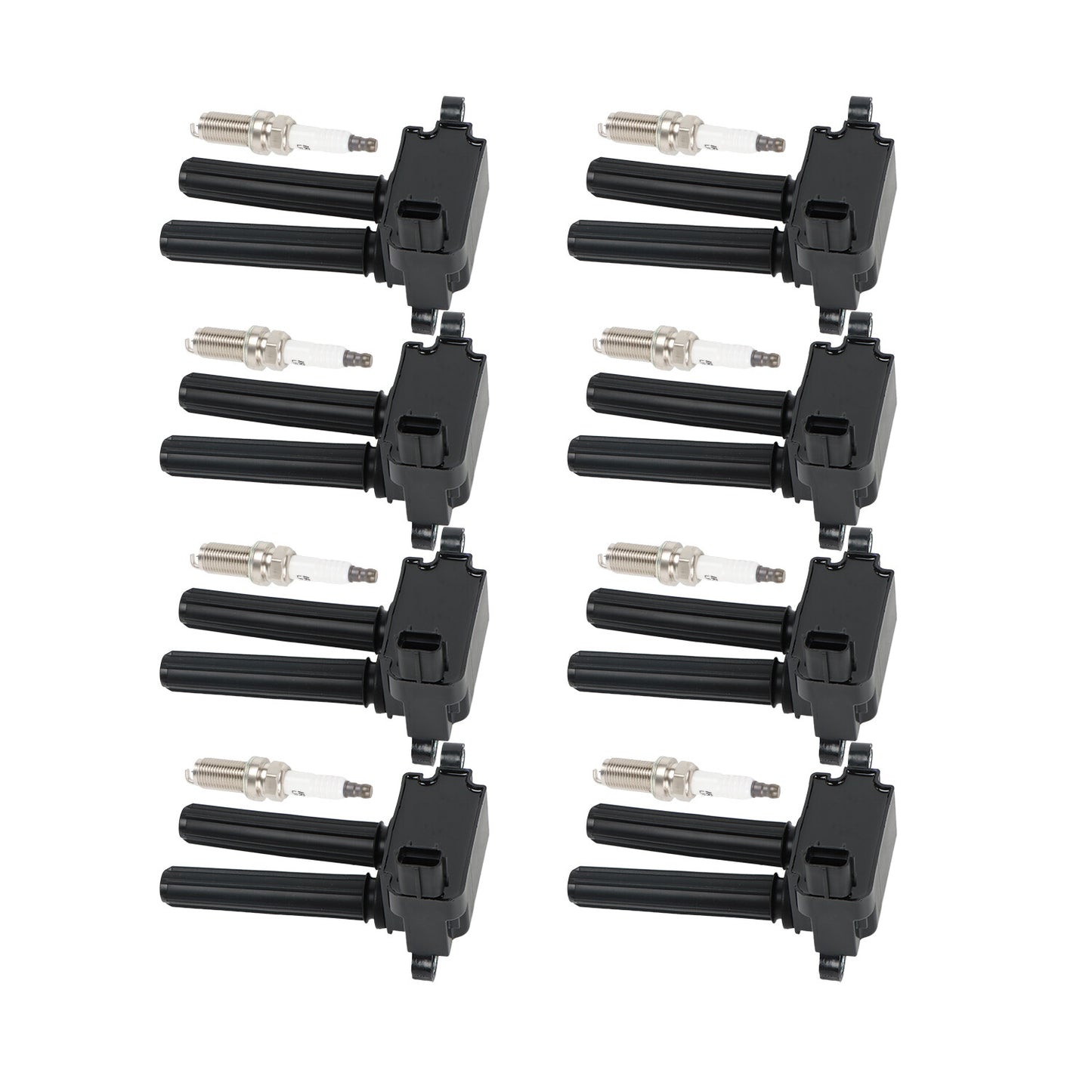 8PCS Ignition Coil Iridium Spark Plug for Dodge Charger for RAM 1500 5.7L V8 UF504