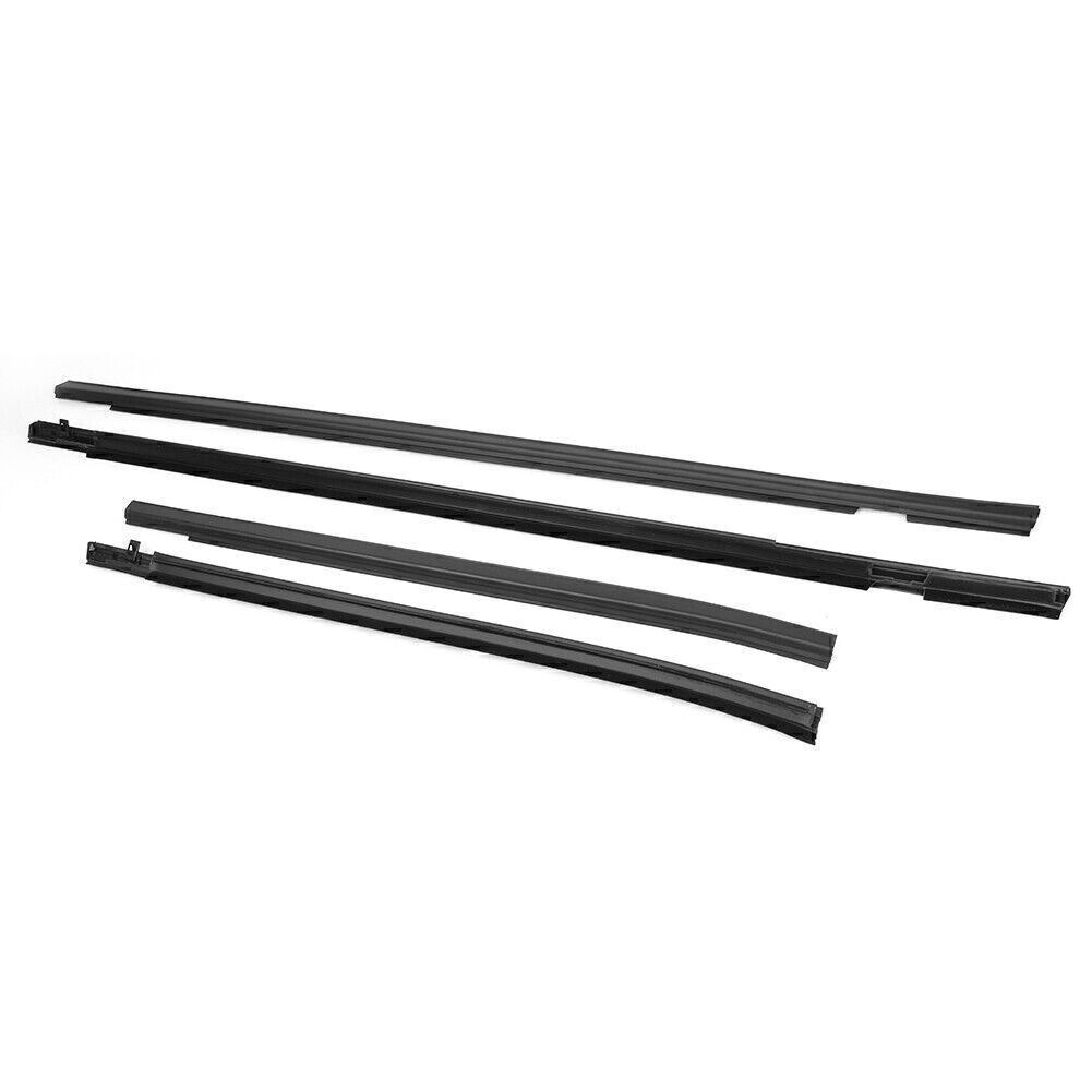 for Honda 2003-2007 Weatherstrip Moulding Seal Belt Outside Window Trim Black