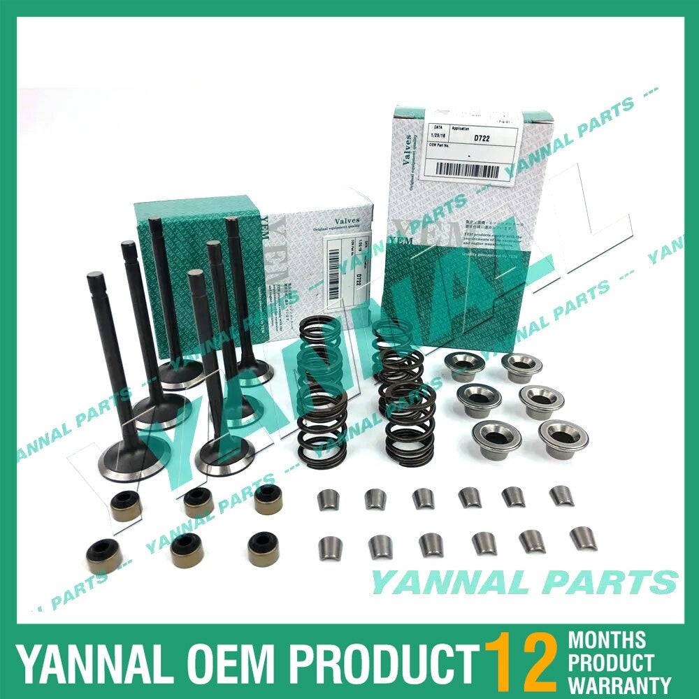 new valve train kit for D750 excavator engine parts -