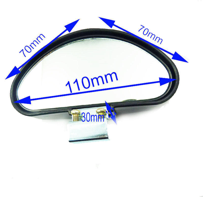 2x Auxiliary side mirror blind spot behind the open area RV van Rearview Mirror