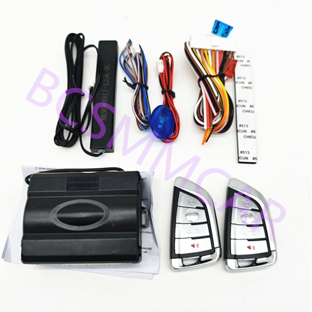 Car Central Locking Kit Remote Control Switch PKE Door Keyless Entry Lock Module