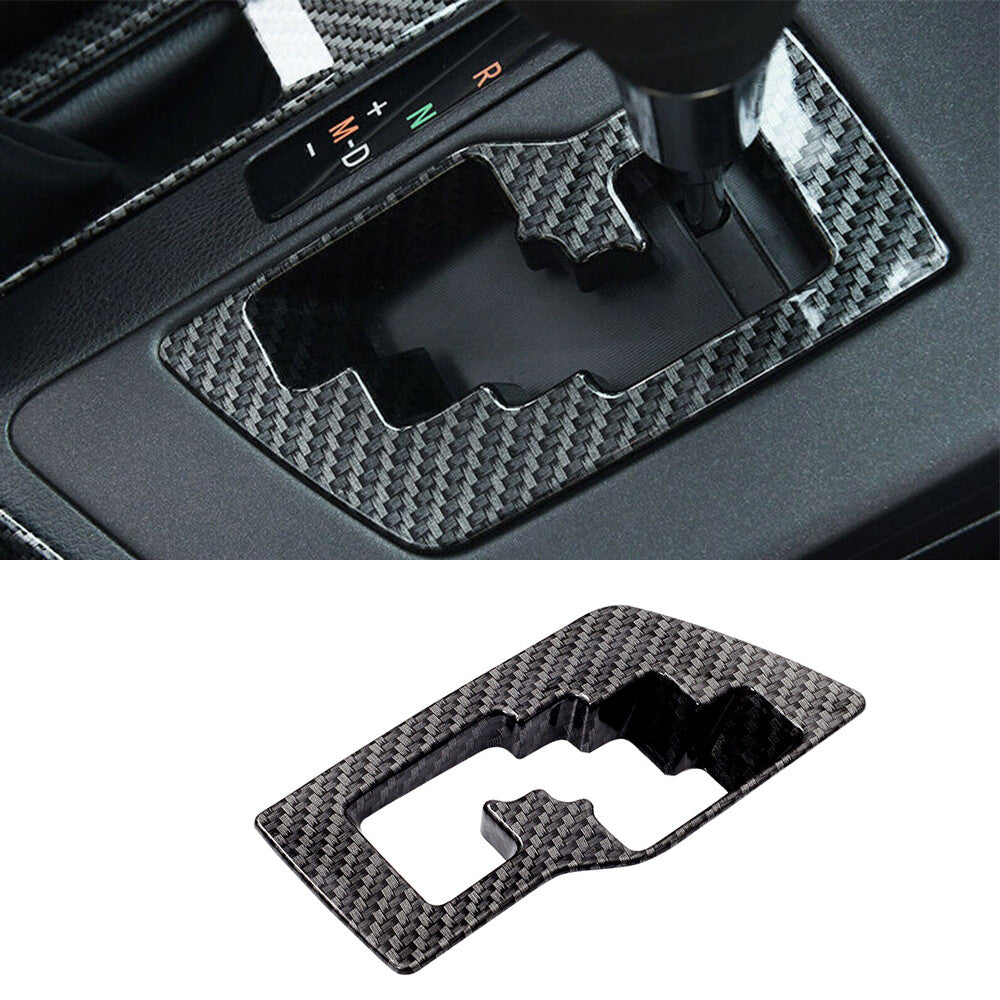 Fits for Toyota RAV4 2016-2018 Interior Gear Shift Panel Cover Trim Carbon Fiber New