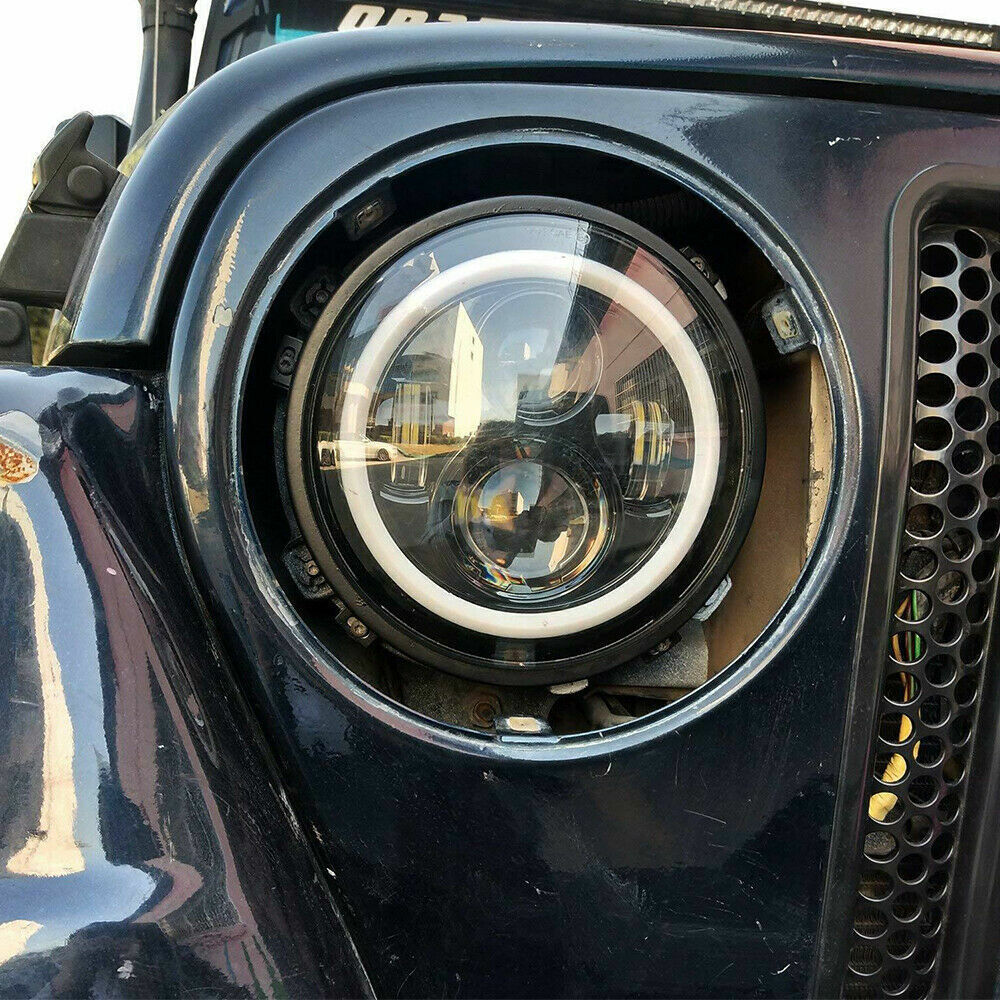 7inch Headlight Mount Bracket Ring Bucket Bezel for Jeep for Wrangler JK 2007-2018